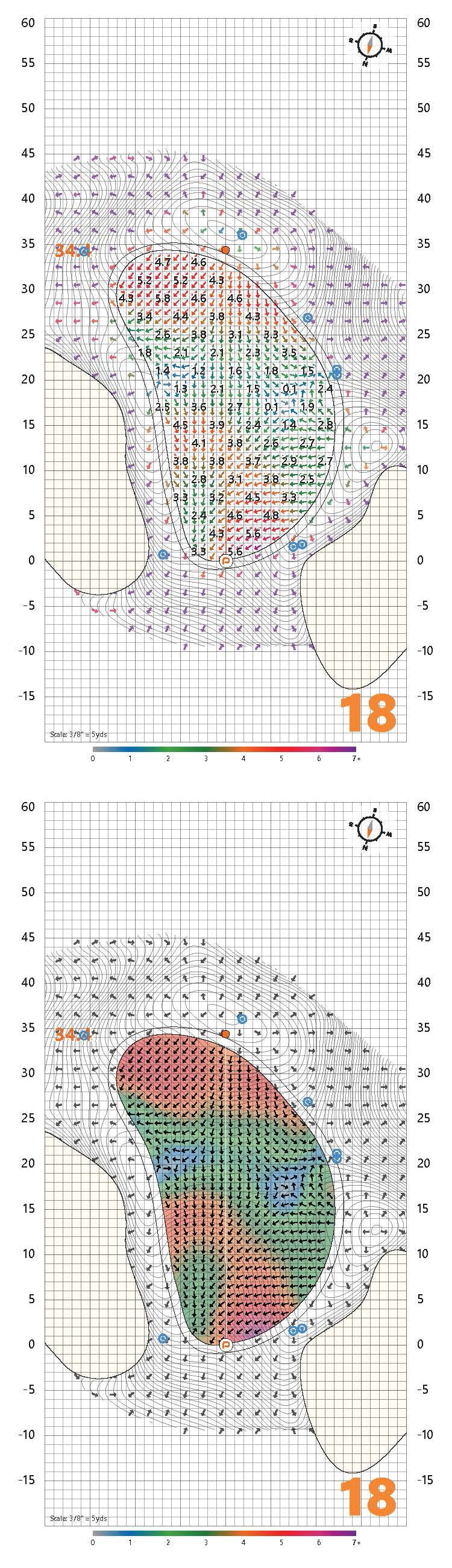 The PuttView yardage book for Sea Island Golf Club’s Seaside Course, site of The RSM Classic on the PGA Tour (Courtesy of PuttView)