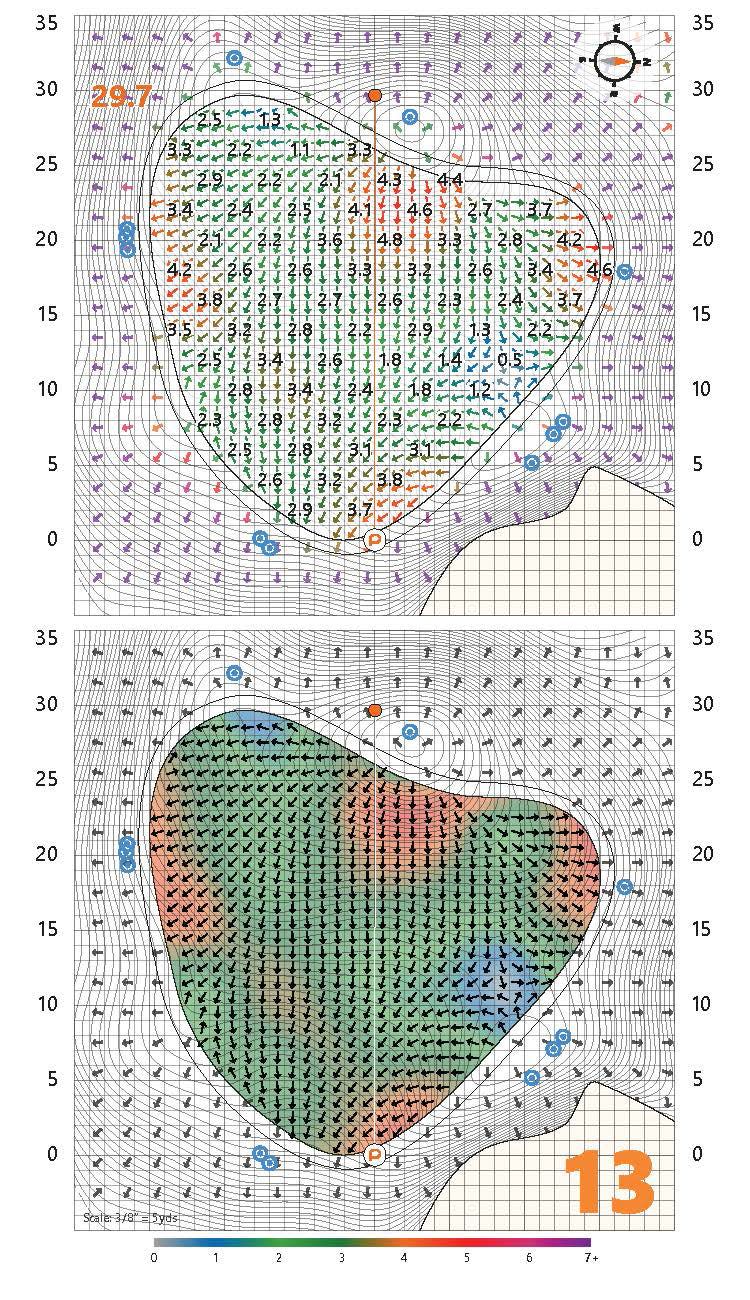 The PuttView yardage book for Sea Island Golf Club’s Seaside Course, site of The RSM Classic on the PGA Tour (Courtesy of PuttView)