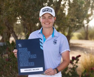 Wilson excited to travel the world on the LET