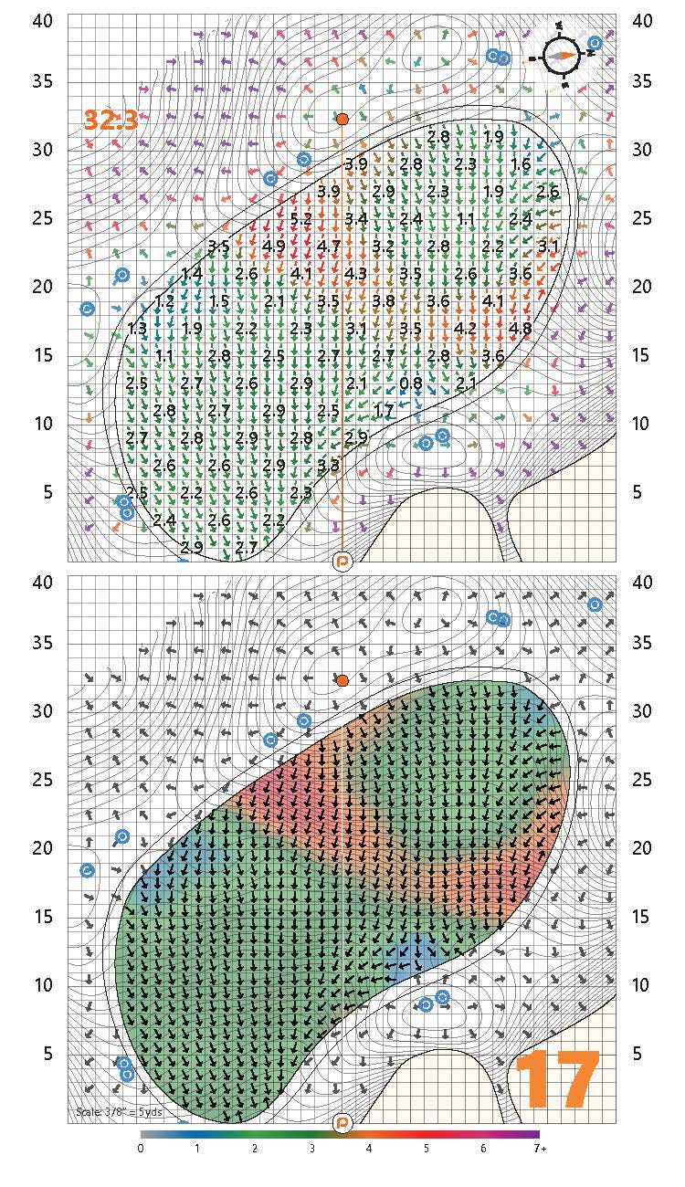 The PuttView yardage book for Sea Island Golf Club’s Seaside Course, site of The RSM Classic on the PGA Tour (Courtesy of PuttView)