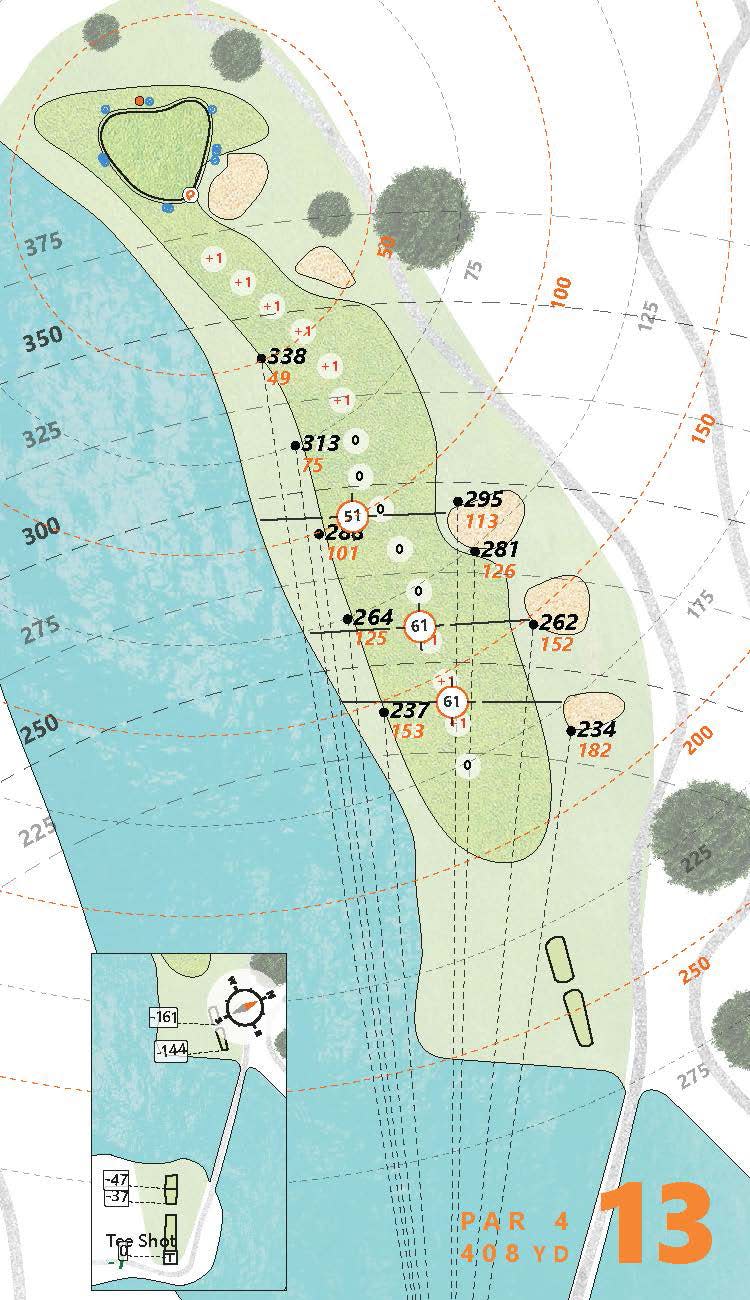The PuttView yardage book for Sea Island Golf Club’s Seaside Course, site of The RSM Classic on the PGA Tour (Courtesy of PuttView)