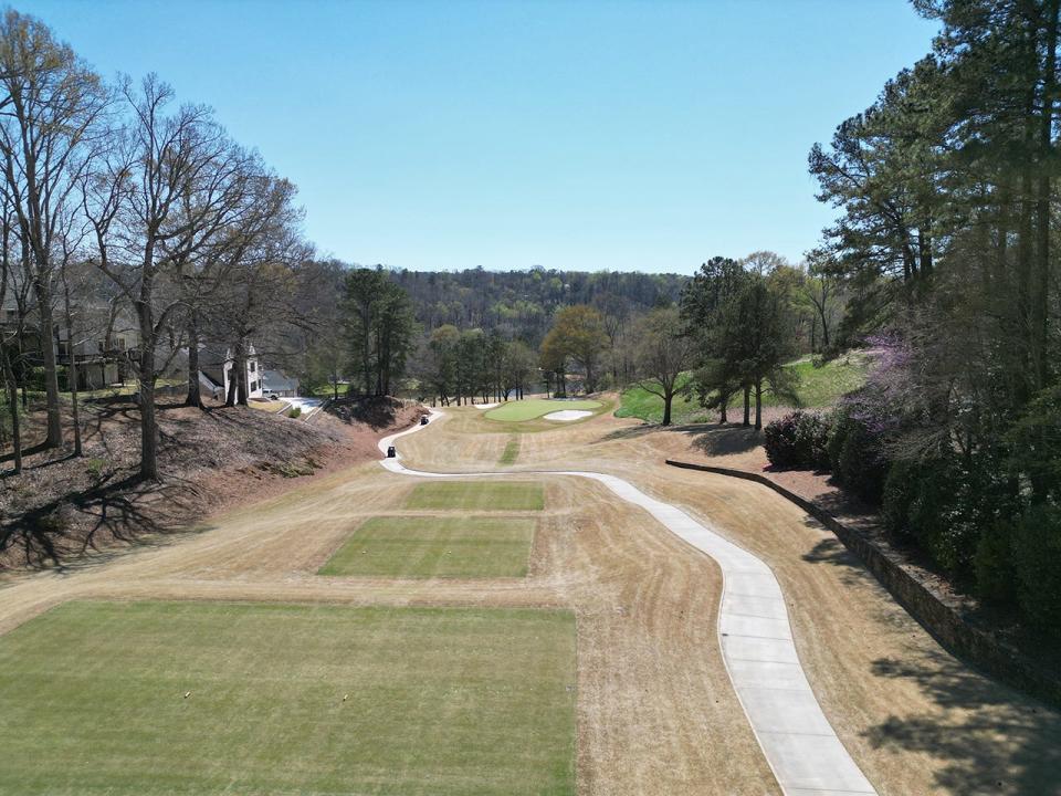 The par-3 No. 3 of Atlanta Country club after the recent renovation by Beau Welling (Courtesy of Atlanta Country Club)