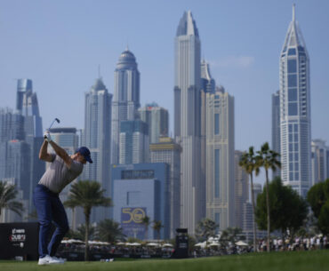 Hillier leads at Dubai Desert Classic in bid for 'life-changing' win as McIlroy trails by 7 shots