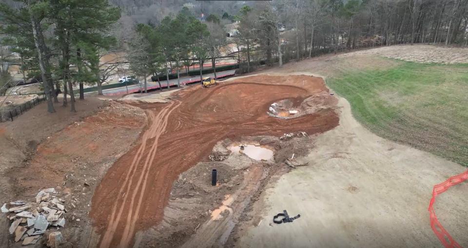 No. 3 of Atlanta Country club during the recent renovation by Beau Welling (Courtesy of Atlanta Country Club)