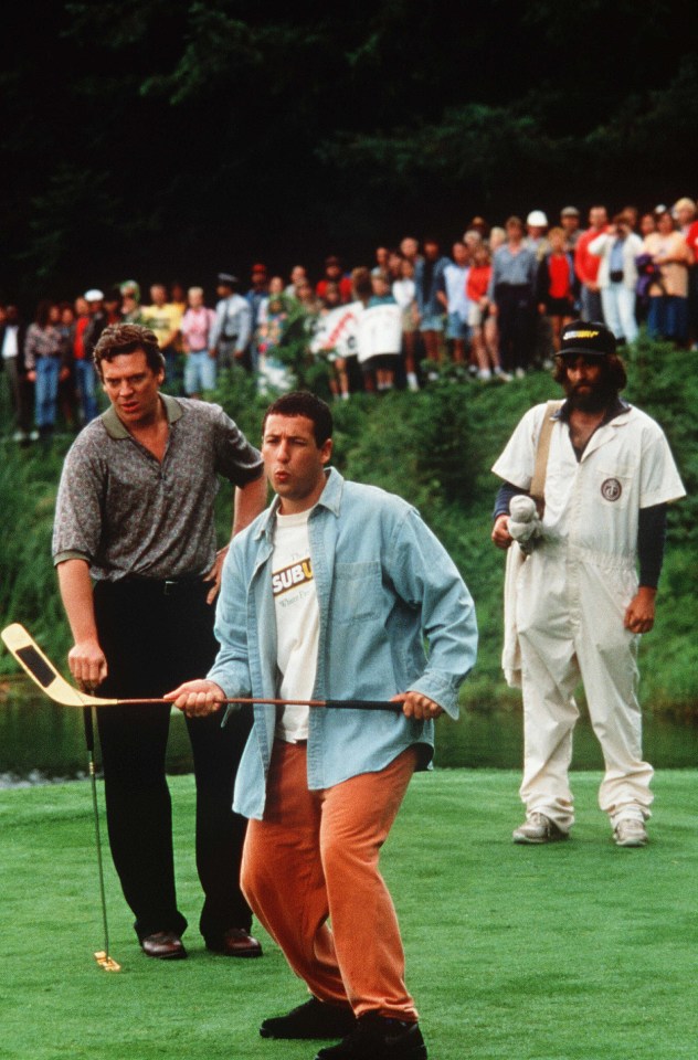 Plenty of fans reckon the caddie from Happy Gilmore was the same one who helped Woods