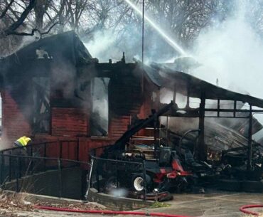 Lincoln Fire and Rescue responds to blaze at NuMark Golf Course
