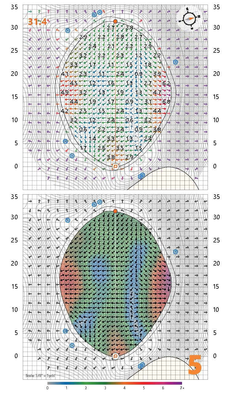 The PuttView yardage book for Sea Island Golf Club’s Seaside Course, site of The RSM Classic on the PGA Tour (Courtesy of PuttView)