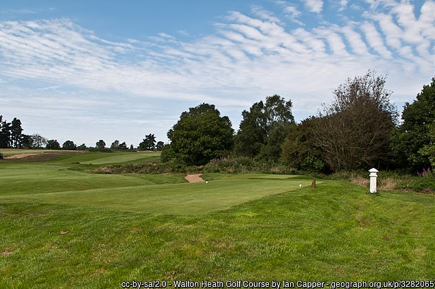 Walton Heath Golf Club in Tadworth, Surrey. Michael Haynes was sacked from the club after his excavator fell into a trench but the greenkeeper has since won an unfair dismissal case