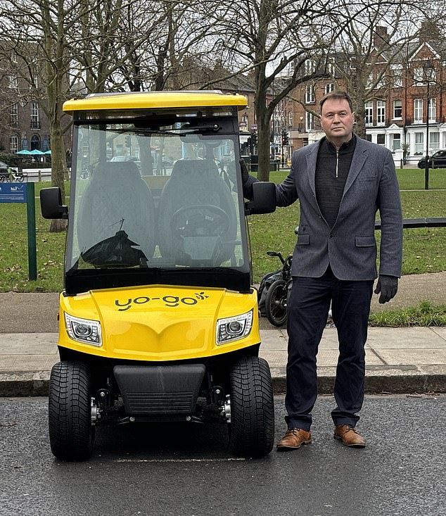He believes the carts have the potential to be a real alternative to car ownership in Fulham - and perhaps even beyond