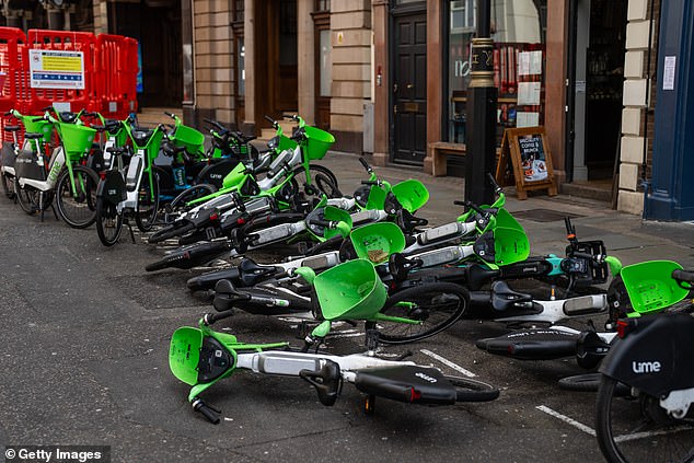 Yo-Gos must be parked where they were hired to end the rental - which at least means no Lime-style ugly pile-ups in the streets