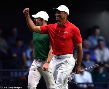 Tiger Woods got the better of good friend Rory McIlroy in their TGL showdown on Monday
