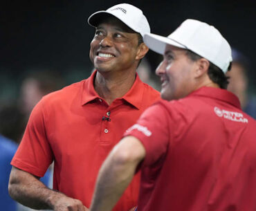 Tiger Woods makes indoor golf debut and finds humor in blowout loss, noting 'how bad pros can be'