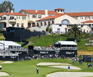 The Genesis Invitational golf tournament at the Riviera Country Club in Pacific Palisades on Feb. 13, 2020.