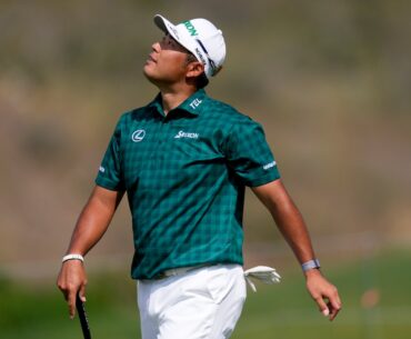 Hideki Matsuyama sets personal best with 11 birdies for a 62 and leads Morikawa by 1 at Kapalua