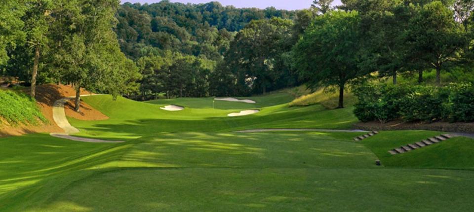 The par-3 No. 3 of Atlanta Country club before the recent renovation by Beau Welling (Courtesy of Atlanta Country Club)