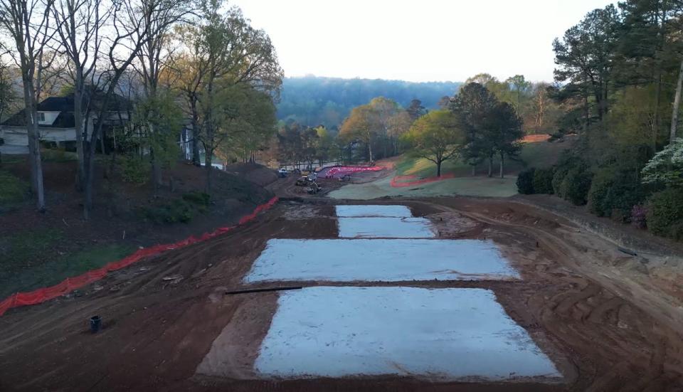 No. 3 of Atlanta Country club during the recent renovation by Beau Welling (Courtesy of Atlanta Country Club)
