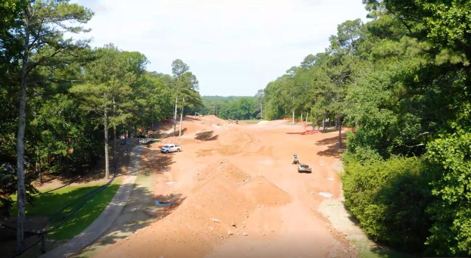 No. 11 of Atlanta Country club during the recent renovation by Beau Welling (Courtesy of Atlanta Country Club)