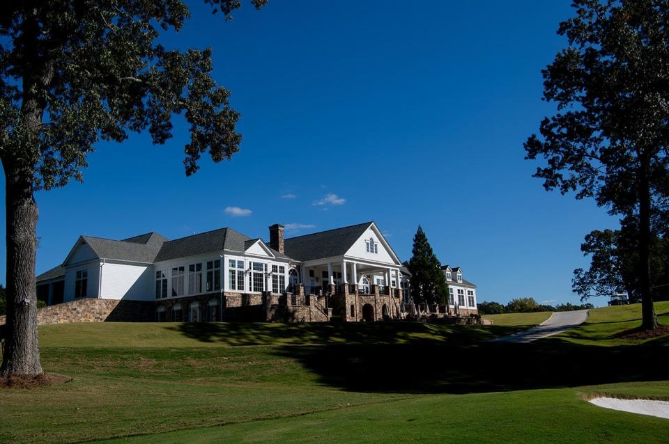A patio was added to the back of the clubhouse at Atlanta Country Club. (Courtesy of Atlanta Country Club)