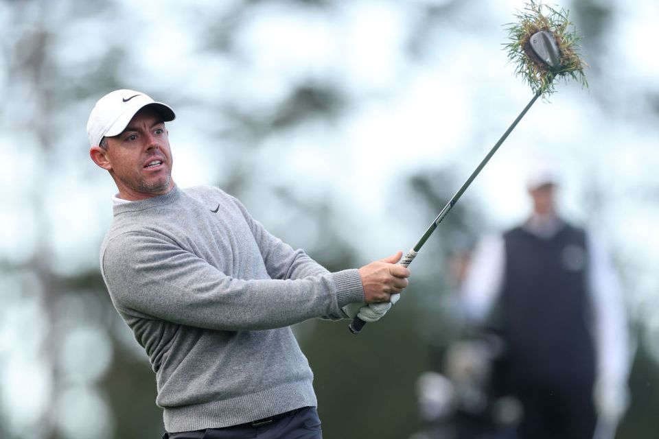 Rory McIlroy during the first round of the AT&T Pebble Beach Pro-Am. (Photo by Ezra Shaw/Getty Images)