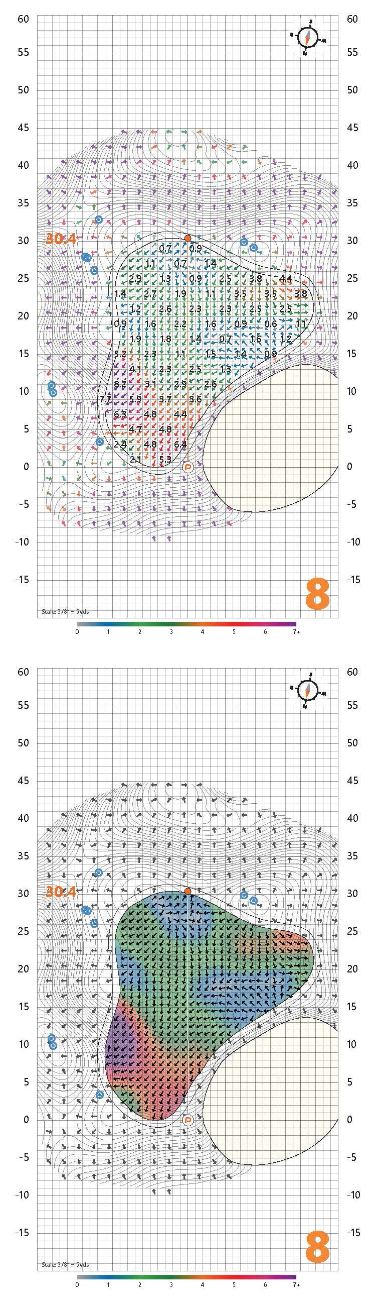 The PuttView yardage book for Sea Island Golf Club’s Seaside Course, site of The RSM Classic on the PGA Tour (Courtesy of PuttView)