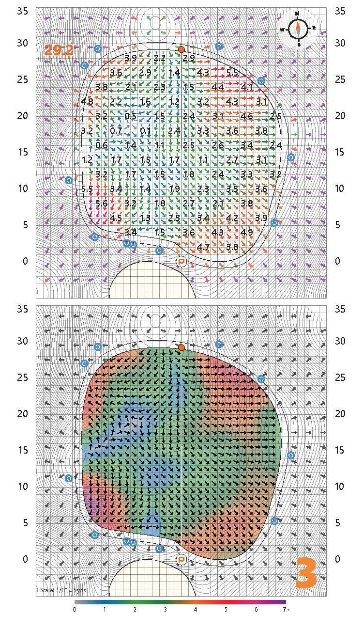 The PuttView yardage book for Sea Island Golf Club’s Seaside Course, site of The RSM Classic on the PGA Tour (Courtesy of PuttView)