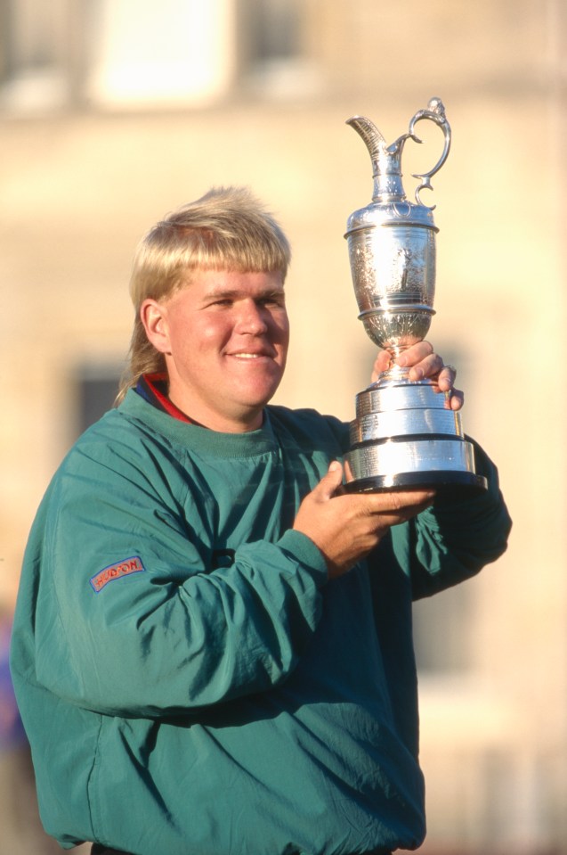 Daly won the PGA Championship in 1991 and the Open Championship in 1995