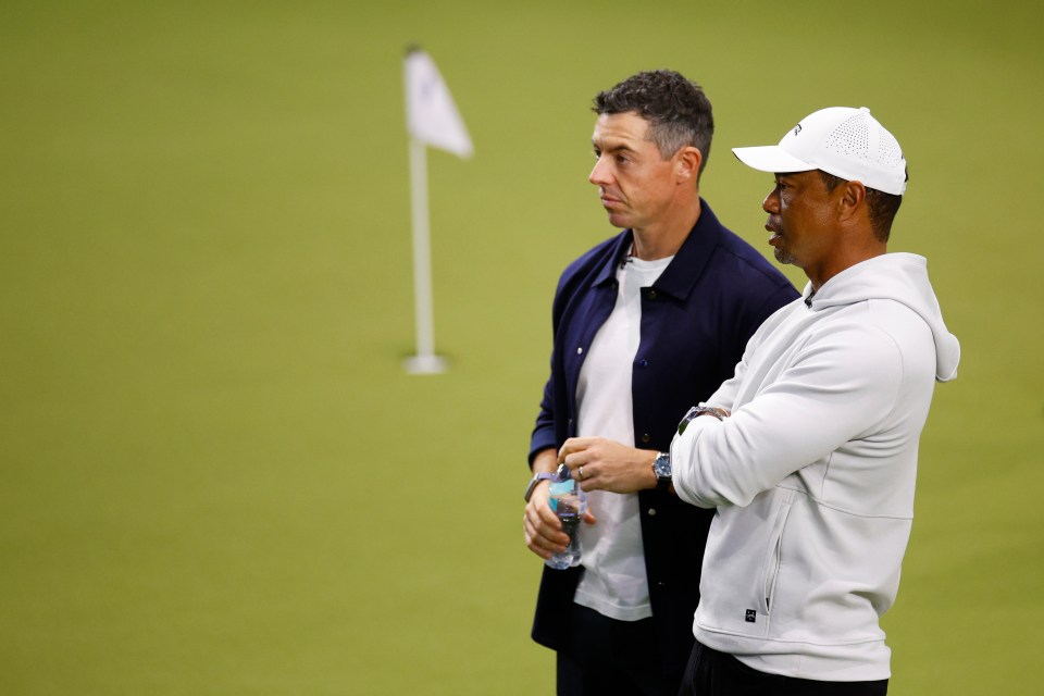 There's clear respect between McIlroy and Woods, who have won 19 Majors between each other