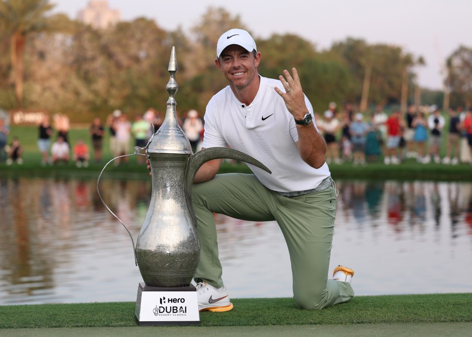 McIlroy won his fourth Dubai Desert Classic title last year