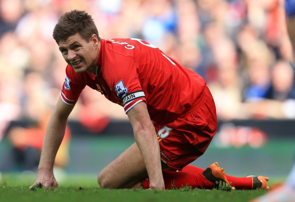 Steven Gerrard felt the pressure as the local hero of Liverpool