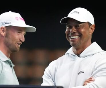 Tiger Woods makes indoor golf league debut — needed no introduction