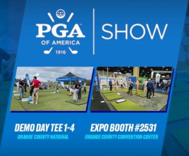 Fiberbuilt Golf: Exhibiting tee lines, mats at PGA Show