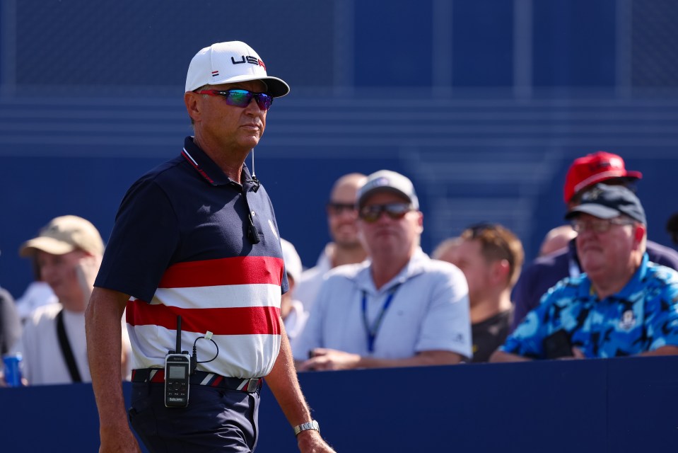 Davis Love III, vice captain of the U.S. Ryder Cup team.