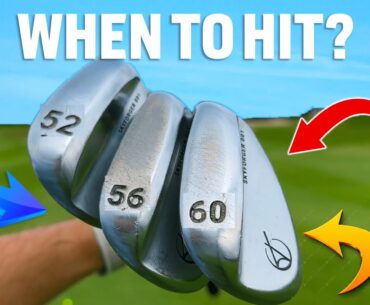 When to Use 52 56 60 Degree Wedges?