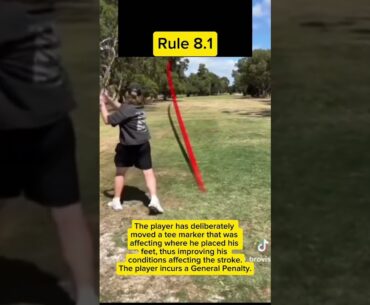 Moving a Tee Marker - Golf Rules Explained