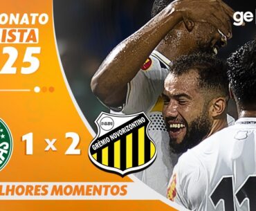 PALMEIRAS 1 X 2 NOVORIZONTINO | MELHORES MOMENTOS | 4ª RODADA CAMPEONATO PAULISTA 2025 | ge.globo