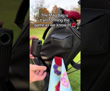 The future of golf bags is magnetic! #golf #golfswing #golfbag #golflife #golfer
