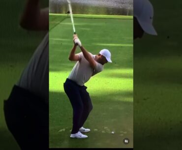 Scottie Scheffler iron swing down the line at the masters 2024 #scottiescheffler #themasters