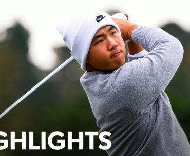 Tom Kim shoots 7-under 65 | Round 2 | AT&T Pebble Beach | 2025