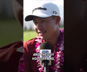 Collin Morikawa's viral response after losing to Hideki Matsuyama’s record low score