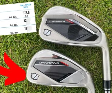 If you need more Distance, the new Wilson Dynapower Irons are NUTS! #golf