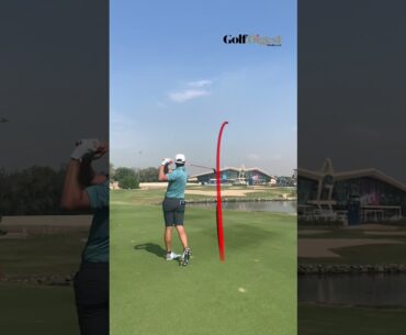 Matteo Manassero Golf Swing with Shot Tracker