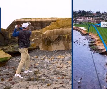 Scottie Scheffler makes par FROM HERE?!