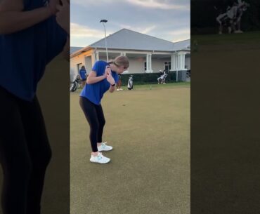 Trick shot FAIL 🤣 #fail #winning #golf #golfgirls #imgacademy