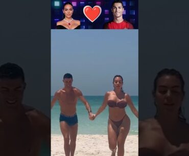 Cristiano Ronaldo and Georgina rare moments