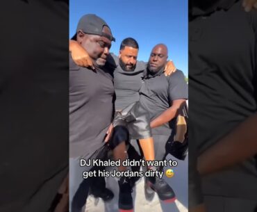 DJ KHALED WASN’T TAKING ANY RISKS 😂😅