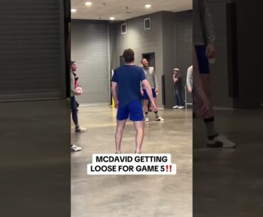 McDavid getting loose for Game 5 👀