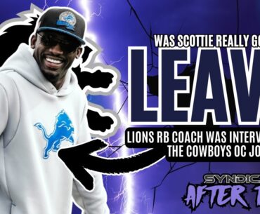 Detroit Lions RB Coach Scottie Montgomery INTERVIEWED For Dallas OC Job!