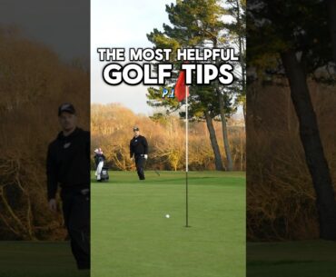 THE MOST HELPFUL GOLF TIPS! #golf
