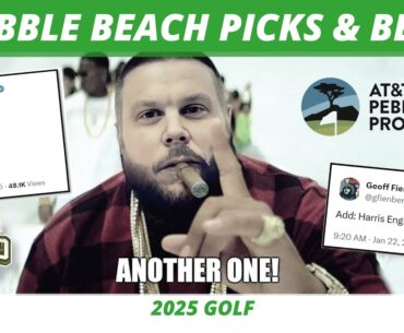 2025 Pebble Beach Picks, Bets, One & Done | Farmers Recap | Who Cares About TV Ratings/YouTube Golf