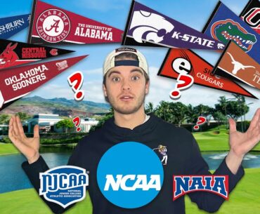 how to play college golf in 2025 (With a D1 Golfer)